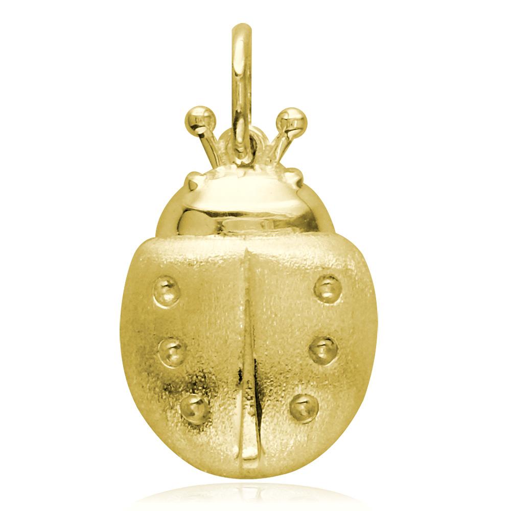 Ladybug 14k solid gold charm factory