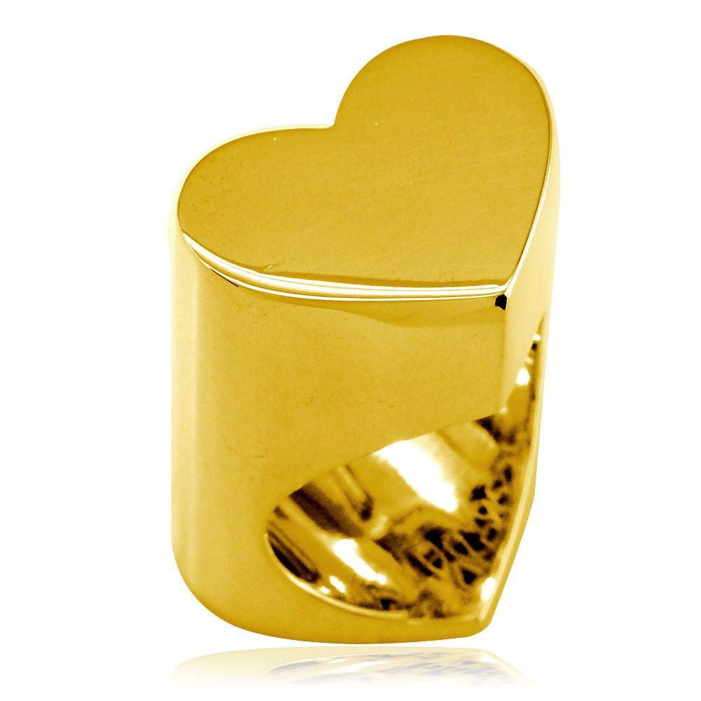 Flat on sale heart ring