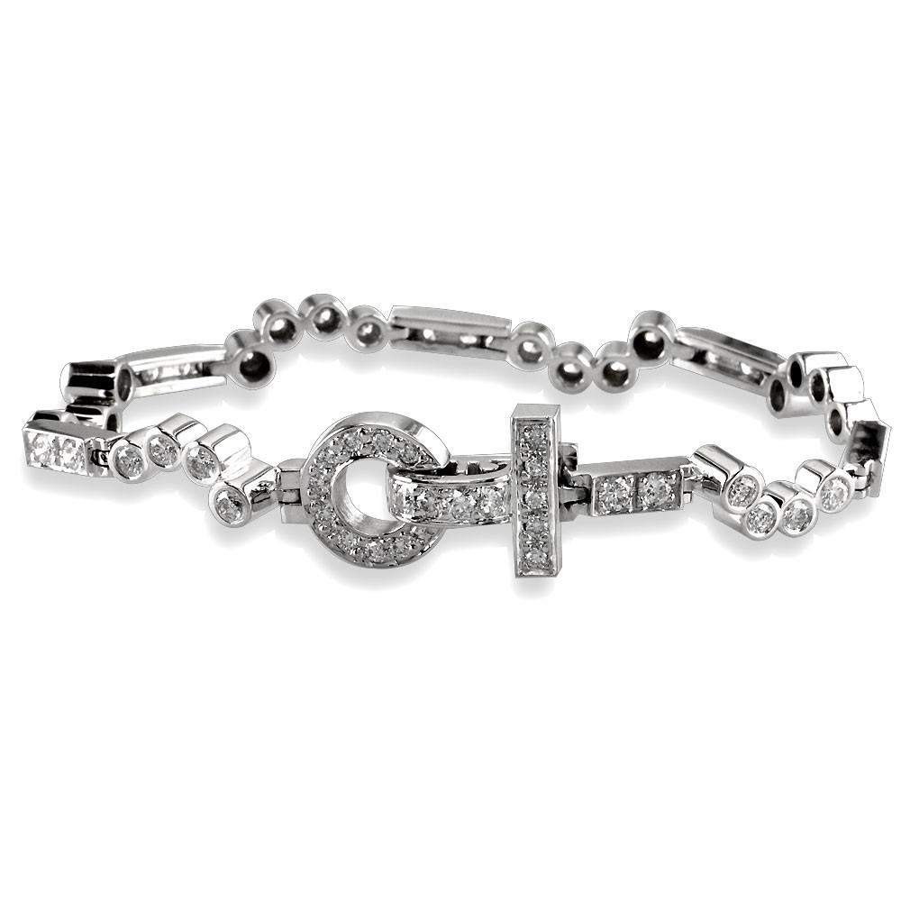 Diamond Lock Bracelet