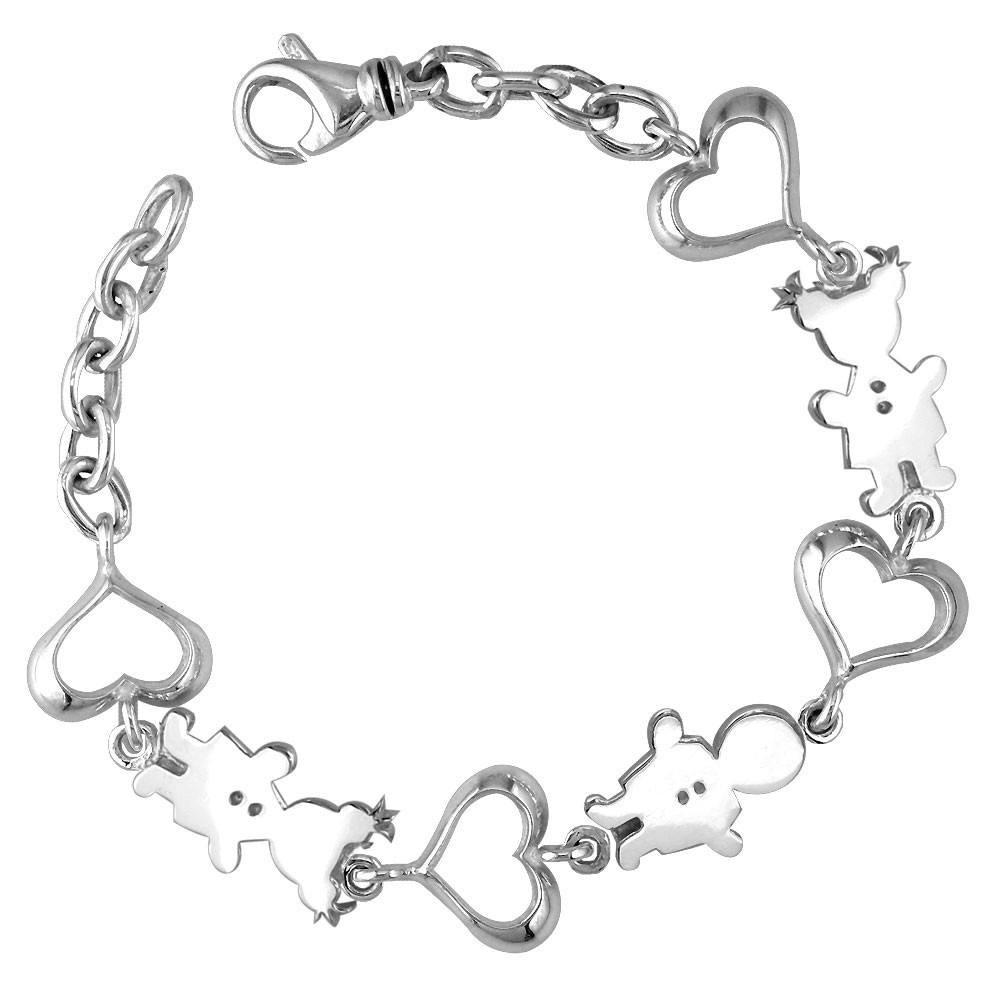 Letter Charm Z Kids / Children's / Girls for Charm Bracelet - Sterling  Silver