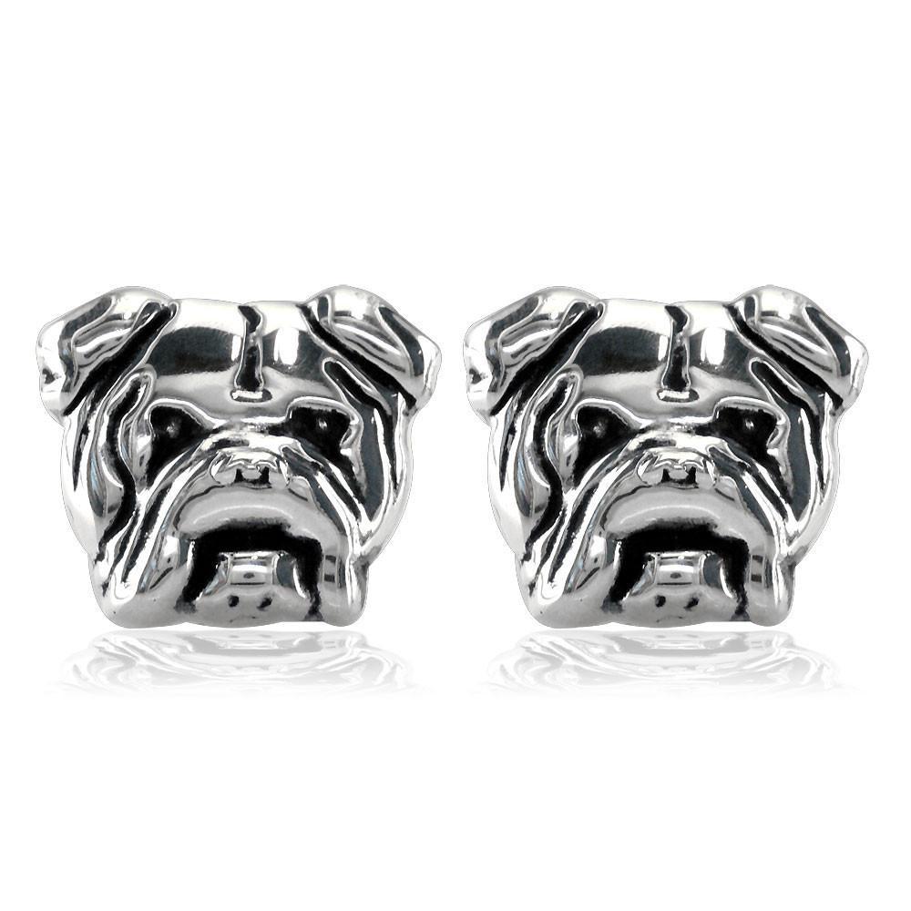 Bulldog cufflinks clearance