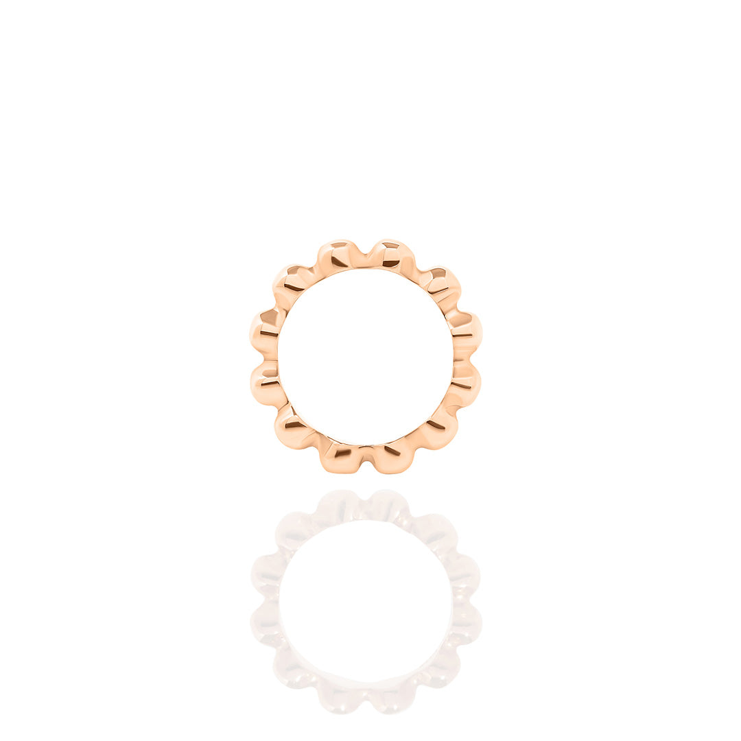 Bead Stacker Ring, 3.6mm in 14k Pink, Rose Gold