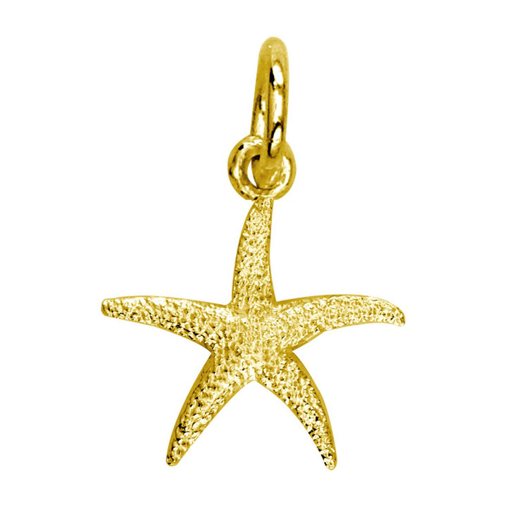 Mini Common Starfish Charm in 18k Yellow Gold