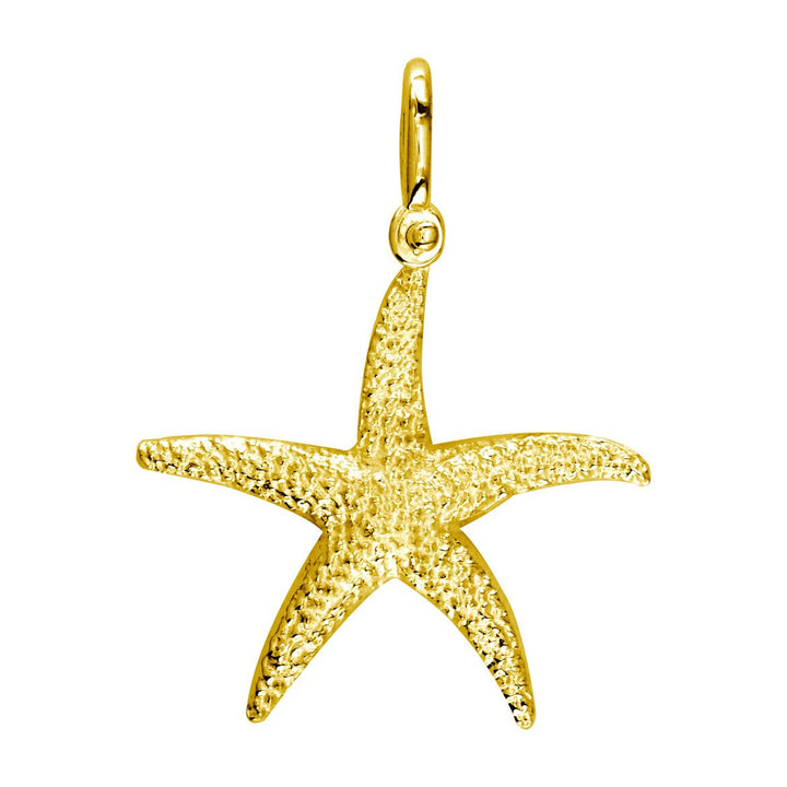 Medium Common Starfish Charm in 18k Yellow Gold