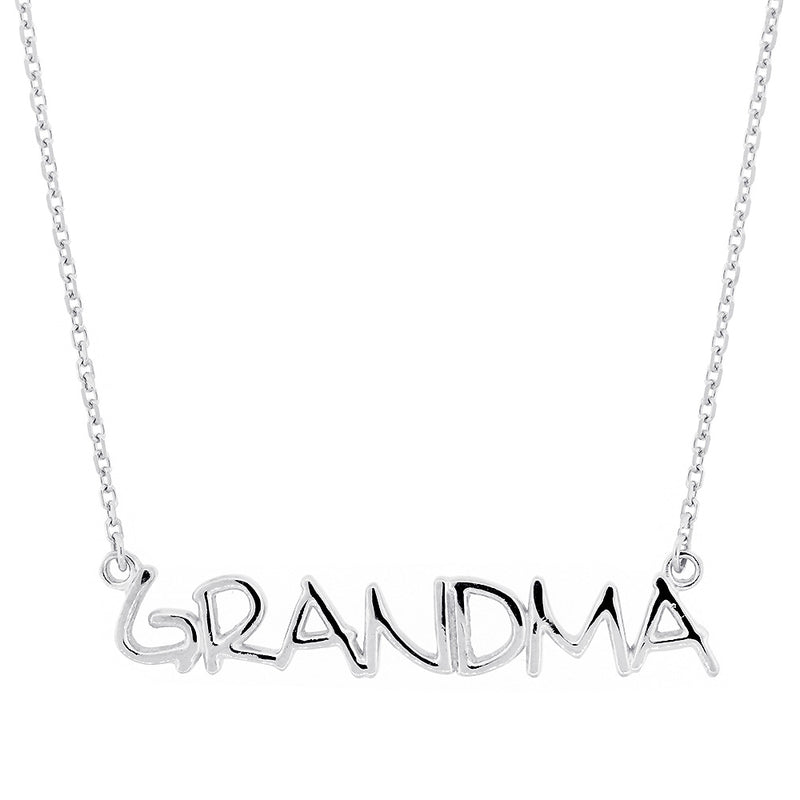 White gold deals grandma necklace