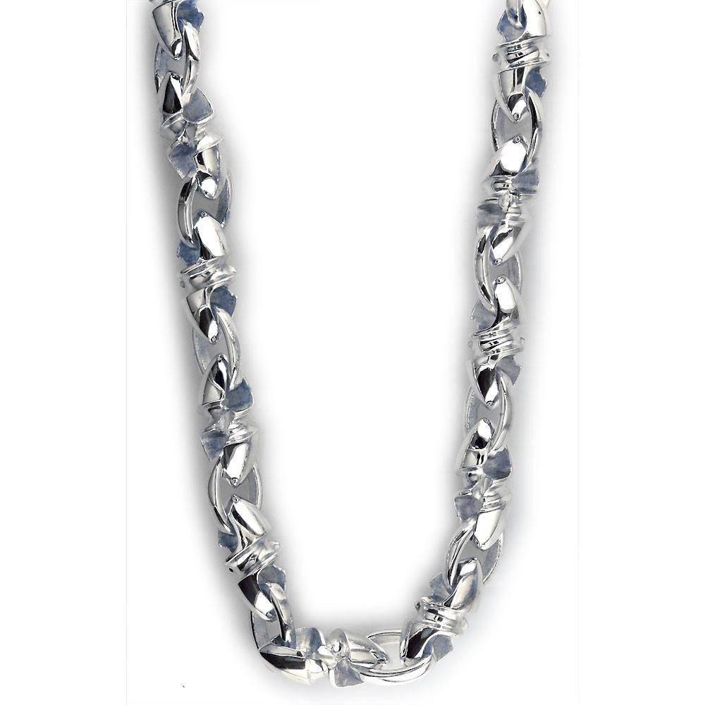 Sterling Silver Bulk / Spooled Round Foxtail Chain in Sterling Silver (1.60  mm - 3.20 mm)